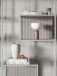 Standregal >Seaford< in grau, Metall / Hozwerkstoff - 77x185x35cm (BxHxT)