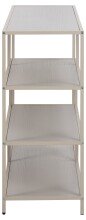 Standregal >Seaford< in grau, Metall / Holzwerkstoff - 114x78x35cm (BxHxT)