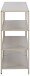 Standregal >Seaford< in grau, Metall / Holzwerkstoff - 114x78x35cm (BxHxT)