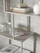 Standregal >Seaford< in grau, Metall / Holzwerkstoff - 77x185x35cm (BxHxT)