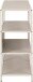 Standregal >Seaford< in grau, Metall / Holzwerkstoff - 114x78x35cm (BxHxT)