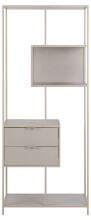 Standregal >Seaford< 2 Schübe, in grau - 77x185x35 (BxHxT)