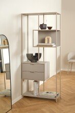 Standregal >Seaford< 2 Schübe, in grau -...