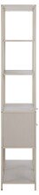 Standregal >Seaford< 2 Schübe, in grau - 77x185x35 (BxHxT)