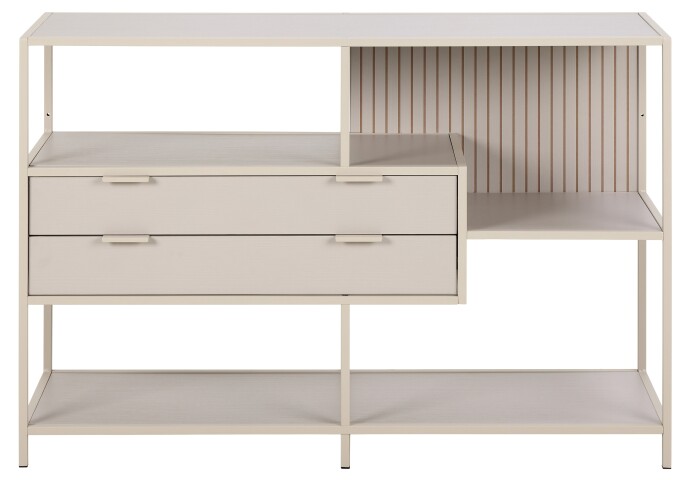 Standregal >Seaford< 2 Schübe, in grau - 114x78x35 (BxHxT)