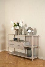 Standregal >Seaford< 2 Schübe, in grau - 114x78x35 (BxHxT)