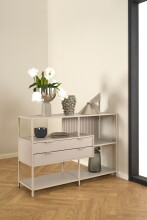 Standregal >Seaford< 2 Schübe, in grau - 114x78x35 (BxHxT)