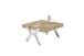 Couchtisch >BURGAS< in eichenfarben, Zereiche - 65x35x65cm (BxHxT)