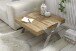 Couchtisch >BURGAS< in eichenfarben, Zereiche - 65x35x65cm (BxHxT)