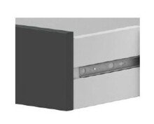 Bett-Set >ENZO< (4-teilig) in Nodi Eiche Dekor / Anthrazit - 246x39x206 (BxHxT)