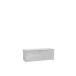 Lowboard >LIBERTAD< Hängeschrank, in Weiss Glanz  - 99,5x37,5x34,8cm (BxHxT)