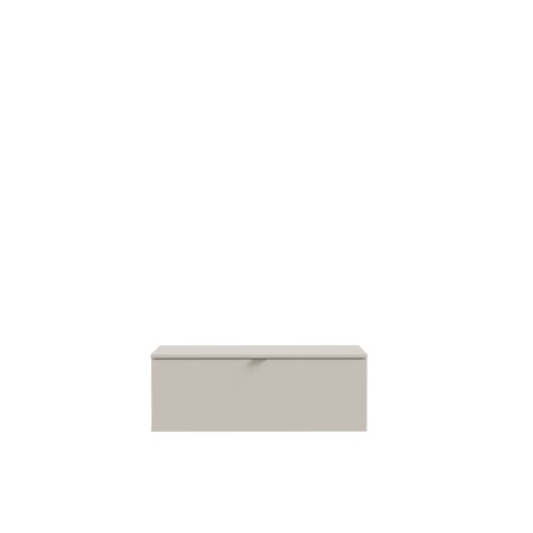 Lowboard >LIBERTAD< Hängeschrank, in sandfarbig - 99,5x37,5x34,8cm (BxHxT)