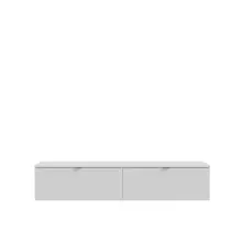 Lowboard >LIBERTAD< in Weiss - 178,8x37,5x34,8cm...