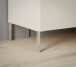 Möbelfuß >LIBERTAD< (4er-Set) in Alufarbig, Metall - 4,5x12x4,5cm (BxHxT)