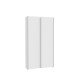 Schwebetürenschrank >HOME NOOK< 6 Böden, in Weiss - 100,1x190,5x39,1cm (BxHxT)