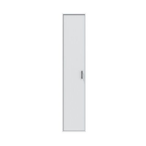 Mehrzweckschrank >LAUNDRY< 1 Tür, 2 Böden, Artik Weiß - 41x206x40 (BxHxT)