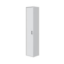 Mehrzweckschrank >LAUNDRY< 1 Tür, 2 Böden, Artik Weiß - 41x206x40 (BxHxT)