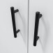 Waschmaschinenunterschrank >LAUNDRY< 2 Türen, in Artik Weiß - 69x88x67 (BxHxT)