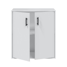 Mehrzweckschrank-Set >LAUNDRY< (6-teilig) in Artik Weiß - 226x206x40 (BxHxT)