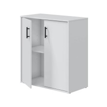 Mehrzweckschrank-Set >LAUNDRY< (6-teilig) in Artik Weiß - 226x206x40 (BxHxT)