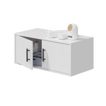 Mehrzweckschrank-Set >LAUNDRY< (6-teilig) in Artik Weiß - 226x206x40 (BxHxT)