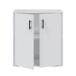 Mehrzweckschrank-Set >LAUNDRY< (6-teilig) in Artik Weiß - 226x206x40 (BxHxT)
