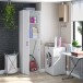 Mehrzweckschrank-Set >LAUNDRY< (3-teilig) in Artik Weiß - 181x206x40 (BxHxT)