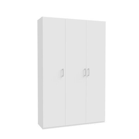 Drehtürenschrank >HOME NOOK< 9 Böden, 2 Stangen, Weiss - 133,2x210,5x42cm (BxHxT)