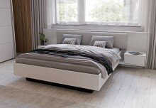 Stauraumbett >NEKTARIUS< Lift-Lattenrost, Bettanlage, Secret grey - 309,2x92,9x213,3cm (BxHxT)