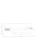 Stauraumbett >NEKTARIUS< Lift-Lattenrost, Bettanlage, Secret grey - 309,2x92,9x213,3cm (BxHxT)