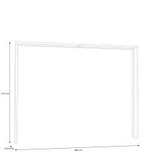 Passepartout >NEKTARIUS< in Secret grey  - 280,9x215,9x23,8cm (BxHxT)