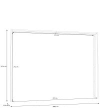 Passepartout >NEKTARIUS< in Secret grey  - 280,9x215,9x23,8cm (BxHxT)