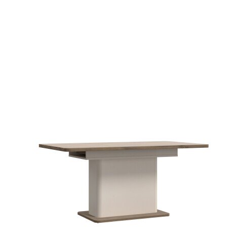 Kulissen-Esstisch >LACETTI< ausziehbar 200cm, Eiche Dekor / sandfarbig - 160/200x76,4x90cm (BxHxT)