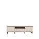 Lowboard >LACETTI< in Valencia Eiche Dekor / sandfarbig - 179,8x53,3x41,2cm (BxHxT)