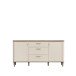 Sideboard >LACETTI< Valencia Eiche Dekor / sandfarbig - 179,8x91,7x41,2cm (BxHxT)