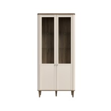 Stauraumvitrine >LACETTI< in Valencia Eiche Dekor /...