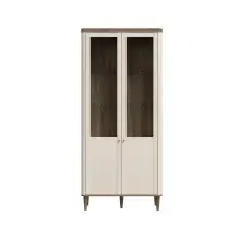 Stauraumvitrine >LACETTI< in Valencia Eiche Dekor /...