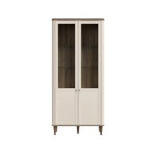 Stauraumvitrine >LACETTI< in Valencia Eiche Dekor /...