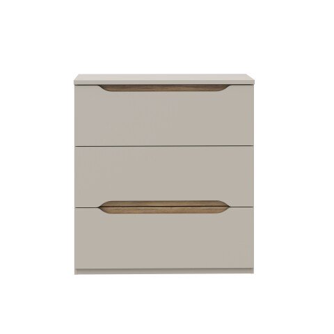 Schubkastenkommode >EDWAL< in Sand / Mauvelle Eiche - 85,1x92,3x41,5cm (BxHxT)