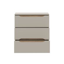 Schubkastenkommode >EDWAL< in Sand / Mauvelle Eiche - 85,1x92,3x41,5cm (BxHxT)
