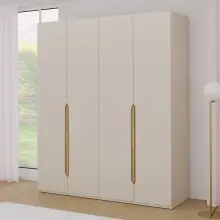 Drehtürenschrank >EDWAL< in sandfarbig /...