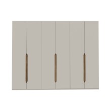 Drehtürenschrank >EDWAL< in sandfarbig /...