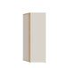 Eckkleiderschrank >WEXLIN< Sand/ Mauvella Eiche Dekor - 92,2x193,7x92,2cm (BxHxT)