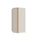 Eckkleiderschrank >WEXLIN< Sand/ Mauvella Eiche Dekor - 92,2x193,7x92,2cm (BxHxT)