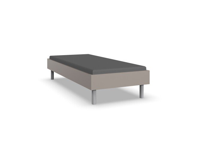 Bettgestell >Easy Beds Standard< Liegefläche 90x200 cm, SAHARAGRAU - 99x38x210cm (BxHxT)