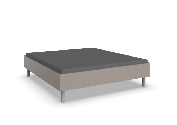 Bettgestell >Easy Beds Comfort< Liegefläche 180x200cm, SAHARAGRAU - 189x46x210cm (BxHxT)