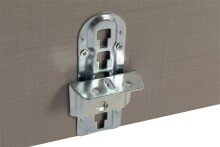 Bettgestell >Easy Beds Comfort< Liegefläche 90x200cm, SAHARAGRAU - 99x46x210cm (BxHxT)