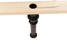 Bettgestell >Easy Beds Comfort< Liegefläche 160x200cm, SAHARAGRAU - 169x46x210cm (BxHxT)