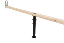 Bettgestell >Easy Beds Comfort< Liegefläche 160x200cm, SAHARAGRAU - 169x46x210cm (BxHxT)