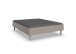 Bettgestell >Easy Beds Comfort< Liegefläche 160x200cm, SAHARAGRAU - 169x46x210cm (BxHxT)